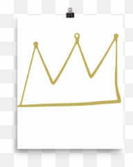 Gold Crown Logo Poster Png