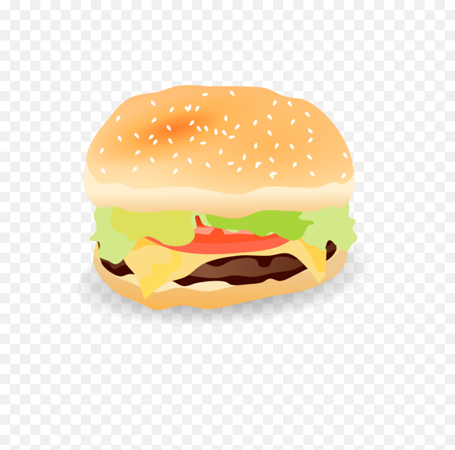 Hamburguesa Con Queso - Gráficos Vectoriales Gratis En Pixabay Burger Vector Transparent Png,Hamburguesa Png