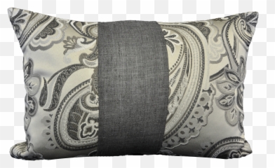 Taupe Paisley - Cushion Png,Paisley Png
