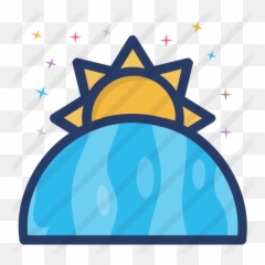 Rising Sun - Circle png
