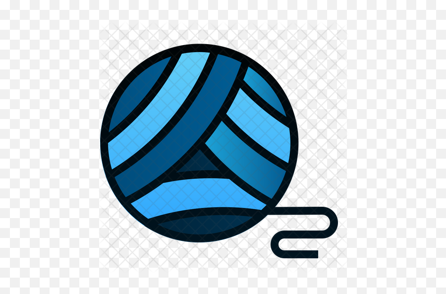 Yarn Ball Icon - Clip Art Png,Yarn Ball Png