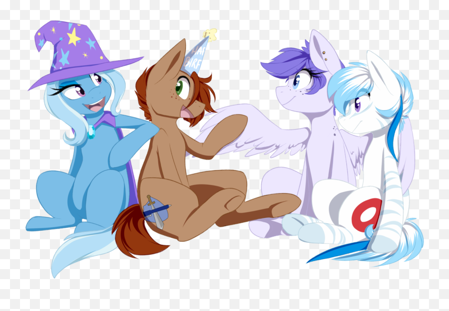 1746768 - Artisttrexqueen Earth Pony Hat Hybrid Oc Oc Cartoon Png,Party Hat Transparent Background