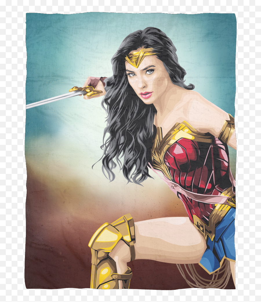 Gal Gadot Wonder Woman Ultra Soft Plush - Wonderwoman Gal Gadot Clipart Png,Gal Gadot Png