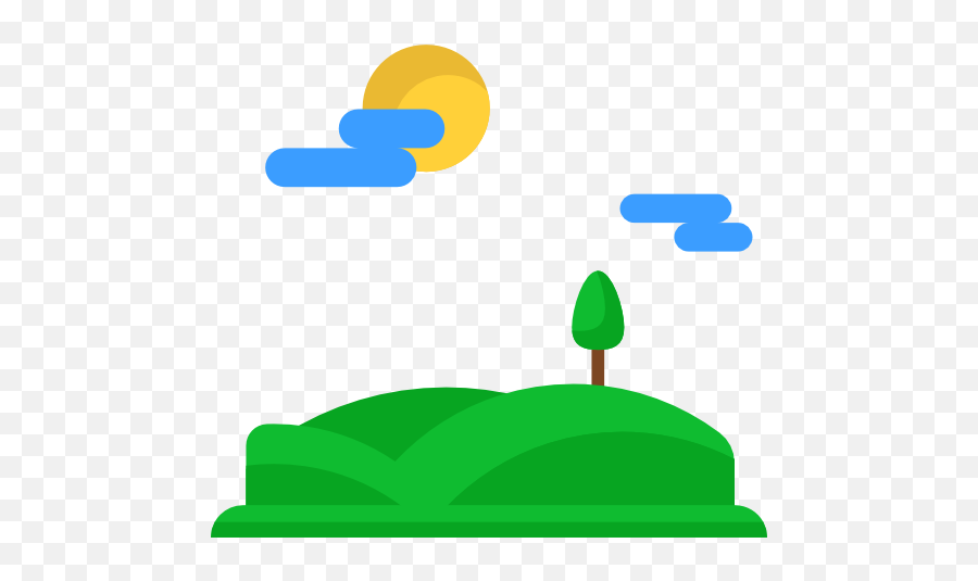 Hills - Free Nature Icons Mountain Icon Color Png,Hill Png