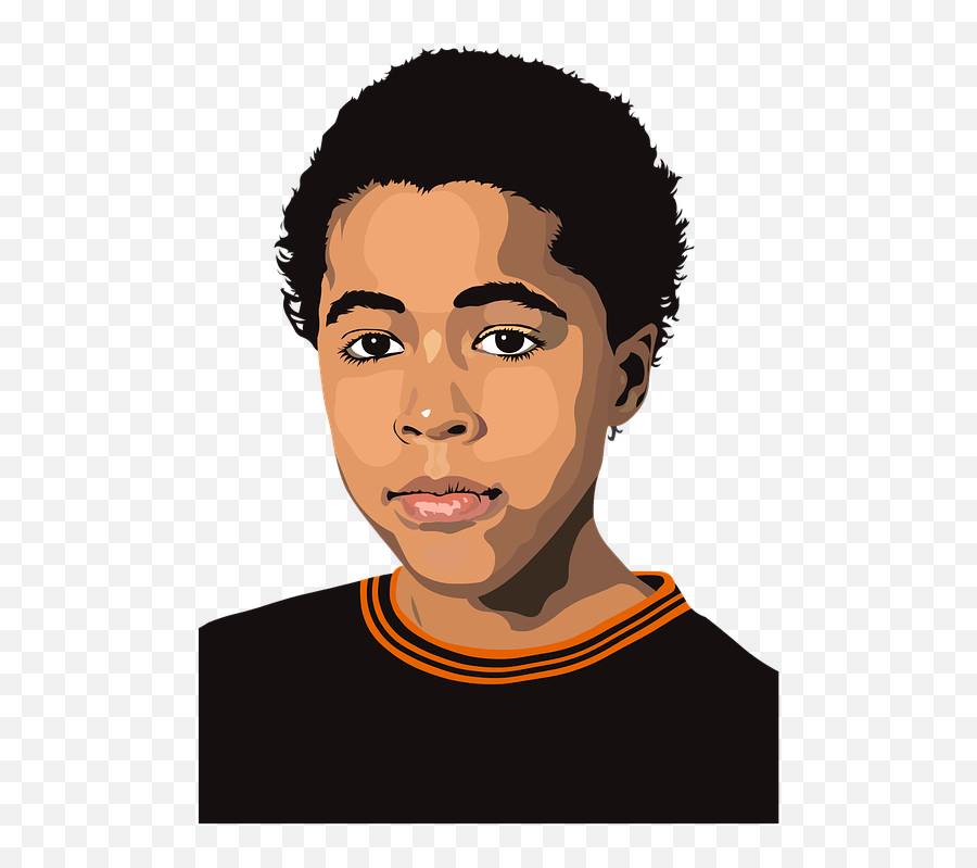 Black Kid Png - Black Male Cartoon Full Size Png Download Transparent Black Boy Clipart,Cartoon Kid Png