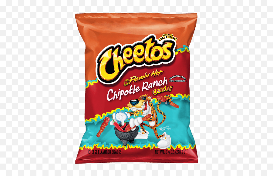 Cheetos Crunchy Flamin Hot Chipotle - Chipotle Ranch Hot Cheetos Png,Cheeto Transparent