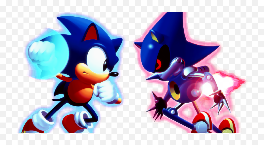 Sega Memories Sonic Cd Is My Life - Sonic Cd Sonic And Metal Sonic Png,Sonic Transparent