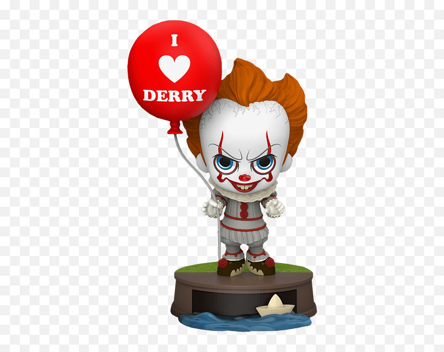 Hot Toys It Pennywise With Balloon Cosbaby - Cosbaby Pennywise Png,Pennywise Transparent