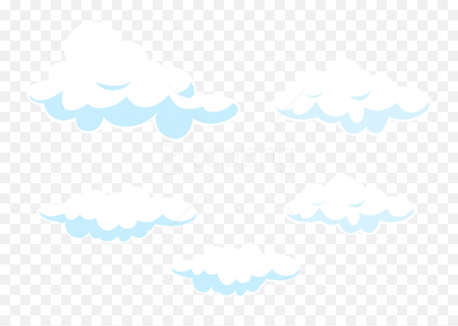 Cartoon Clouds Set Transparent Png - Transparent Cartoon Clouds Png,Clouds Background Png