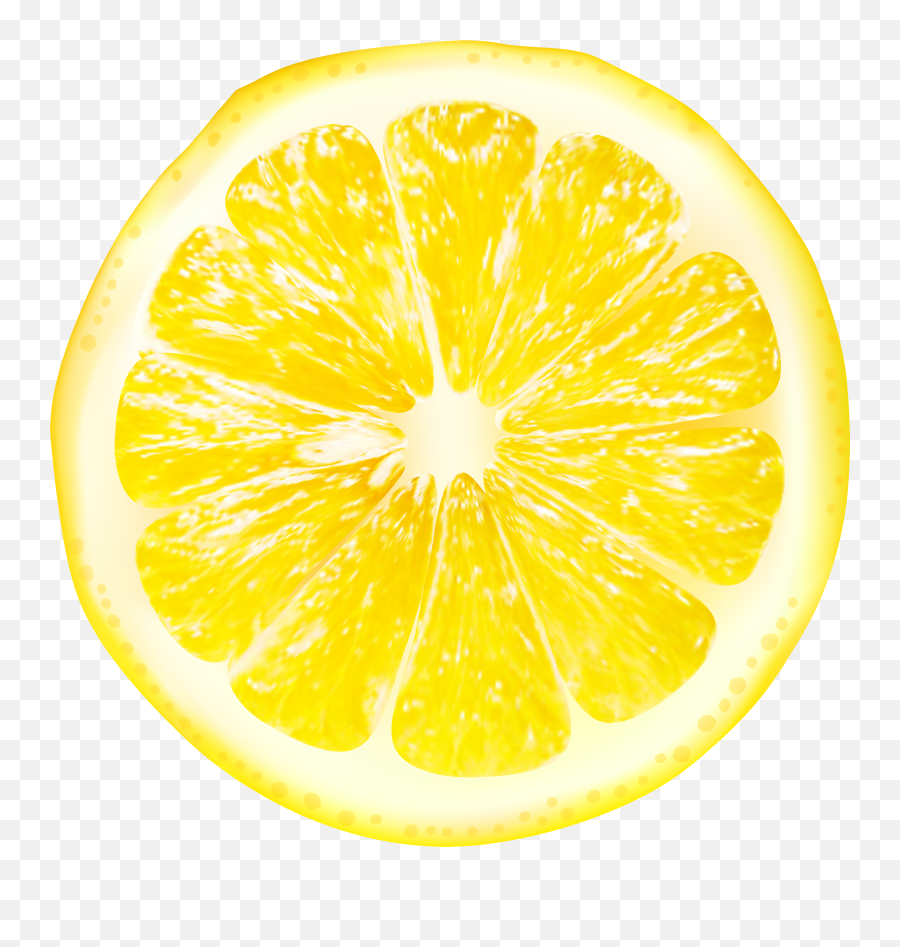 Lemon Slice Transparent Png Clipart - Lemon Slice Png Transparent,Lemons Png