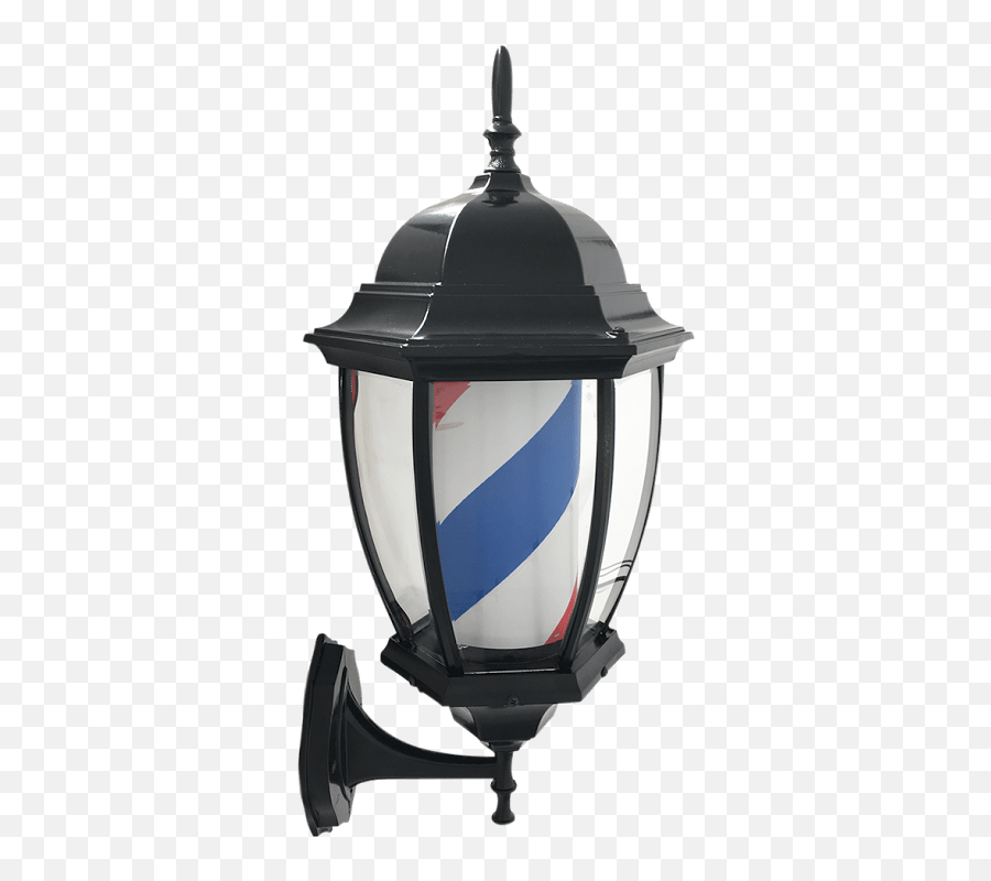 Outdoor Barber Lamp - Metal Png,Barber Shop Pole Png