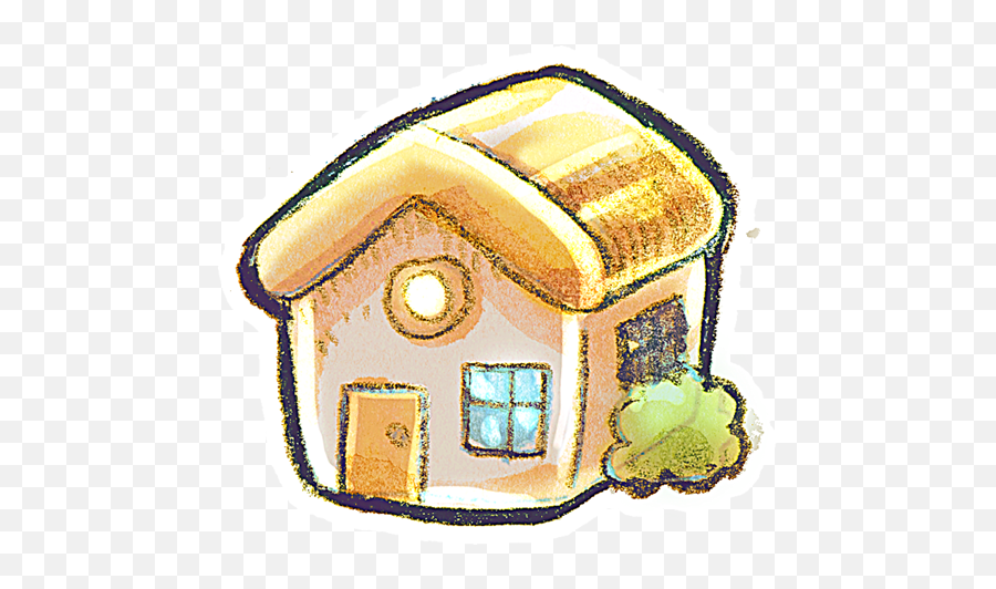 Crayon Home Icon Png Clipart Image Iconbugcom - House Rpg Icon,Home Icon Png