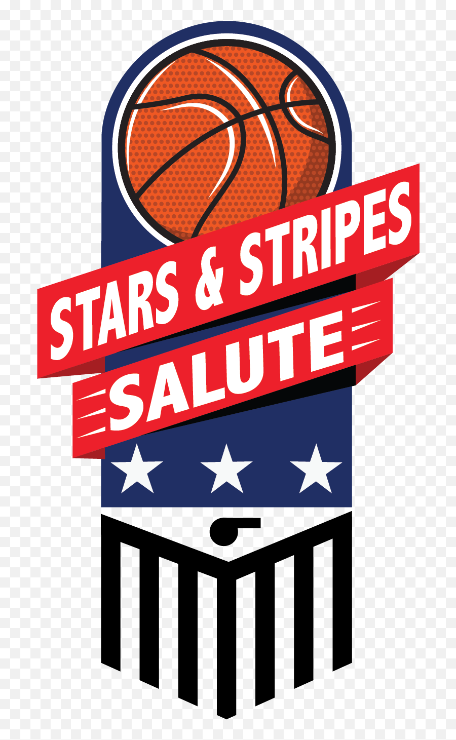 Stars U0026 Stripes Salute Iaabo Board 23 - Shoot Basketball Png,Stars And Stripes Png
