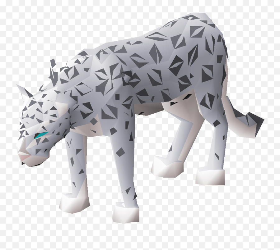 Female Snow Leopard - Osrs Wiki Burro Png,Leopard Png