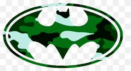 Batman Logo Green Cut - Cross Stitch Pattern png
