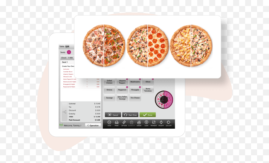 Pizzerias - Linga Ros Waitlist Pos App Png,Pizza Transparent