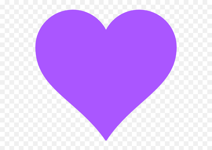 Violet Heart Clip Art - Vector Clip Art Online Fb Emoji Purple Heart Png,Violet Png
