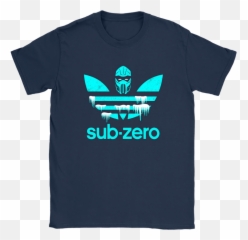 Sub - Zero Mortal Kombat Adidas Shirts u2013 Teeqq Store png