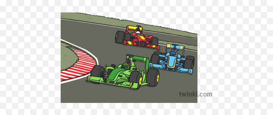 3 F1 Racing Cars Illustration - Twinkl Cars F1 Racing Png,Race Car Png