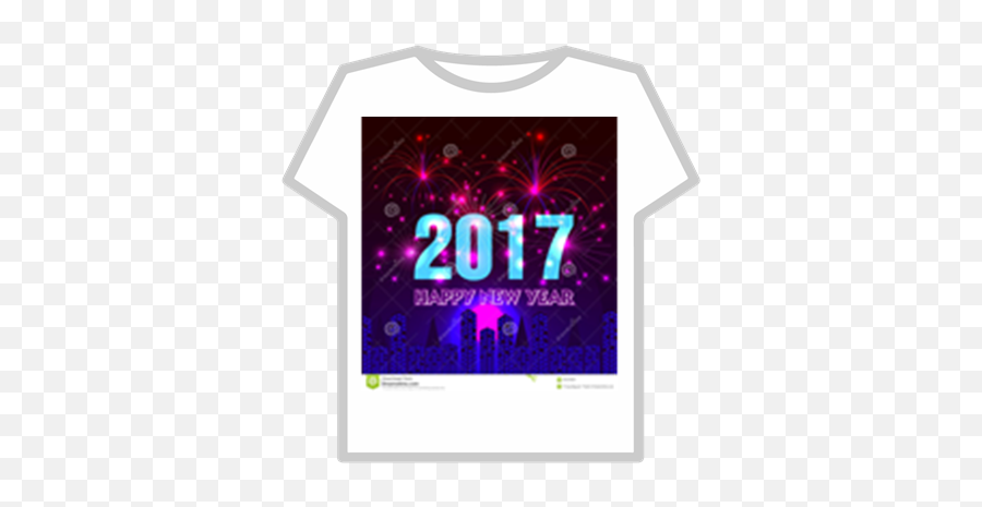 Happy New Year 2017 Shirt - Roblox T Shirt Roblox Nike Png,Happy New Year 2017 Png