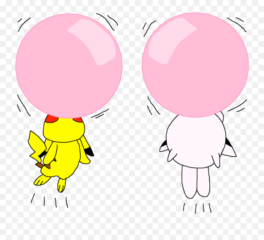 Pikachu And Jigglypuff Floating Bubble - Dot Png,Jigglypuff Transparent