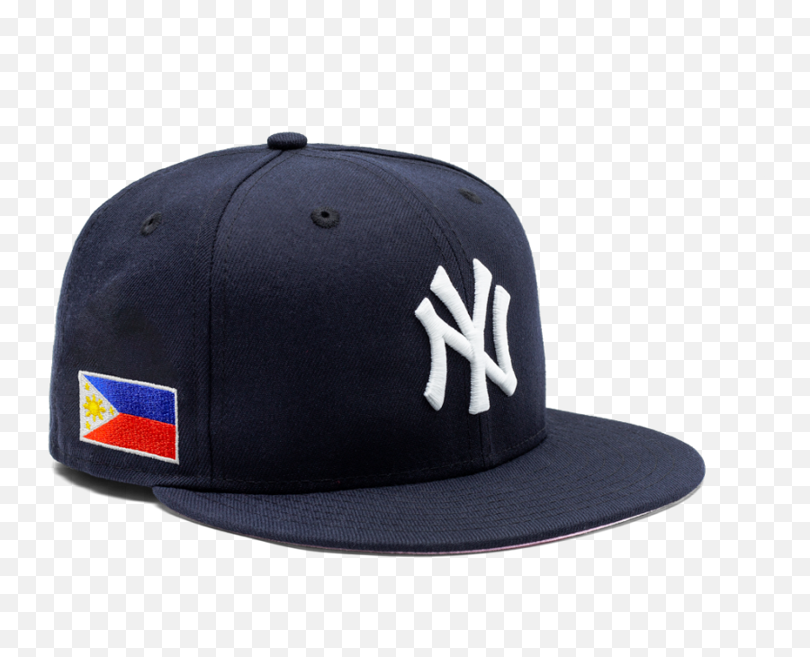 Peach Bottom Ny Yankees Philippines Flag Side Patch 59fifty - Yankees 2000 Subway Series Fitted Pink Bottom Png,Philippines Flag Png