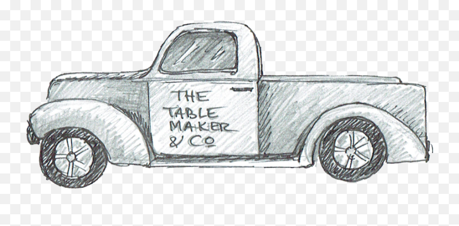 New Page U2014 The Table Maker U0026 Co - Commercial Vehicle Png,Car Drawing Png