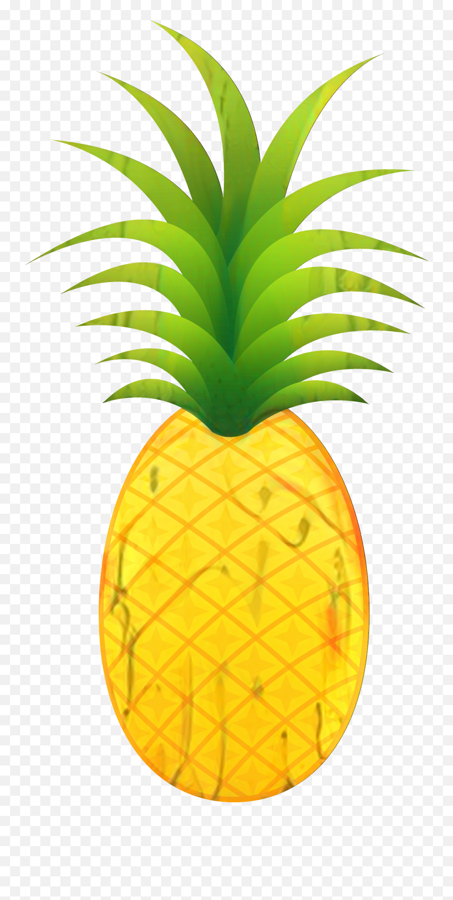 Pineapple Clipart Transparent - Cartoon Transparent Background Pineapple Png,Clipart Transparent Background