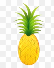 Pineapple Clipart Transparent - Cartoon Background Png