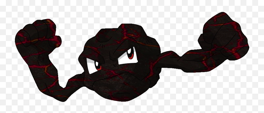 Fire Type Geodude - Fictional Character Png,Geodude Png