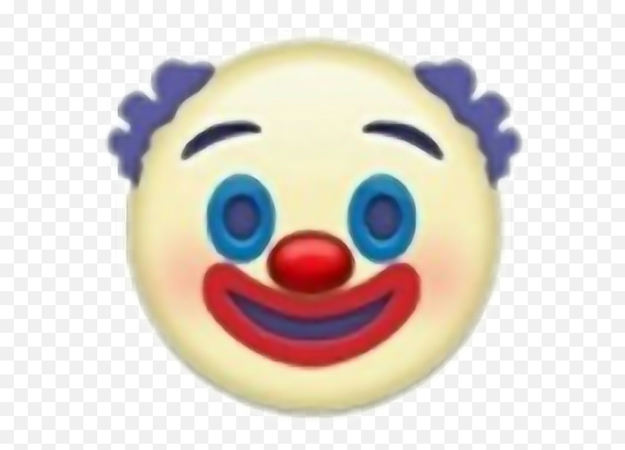Download Clown Killer Iphoneemoji - Apple Clown Emoji Png,Clown Emoji Transparent