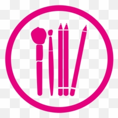 Download Hd Artist - Makeup Icon Png Transparent PNG Pink