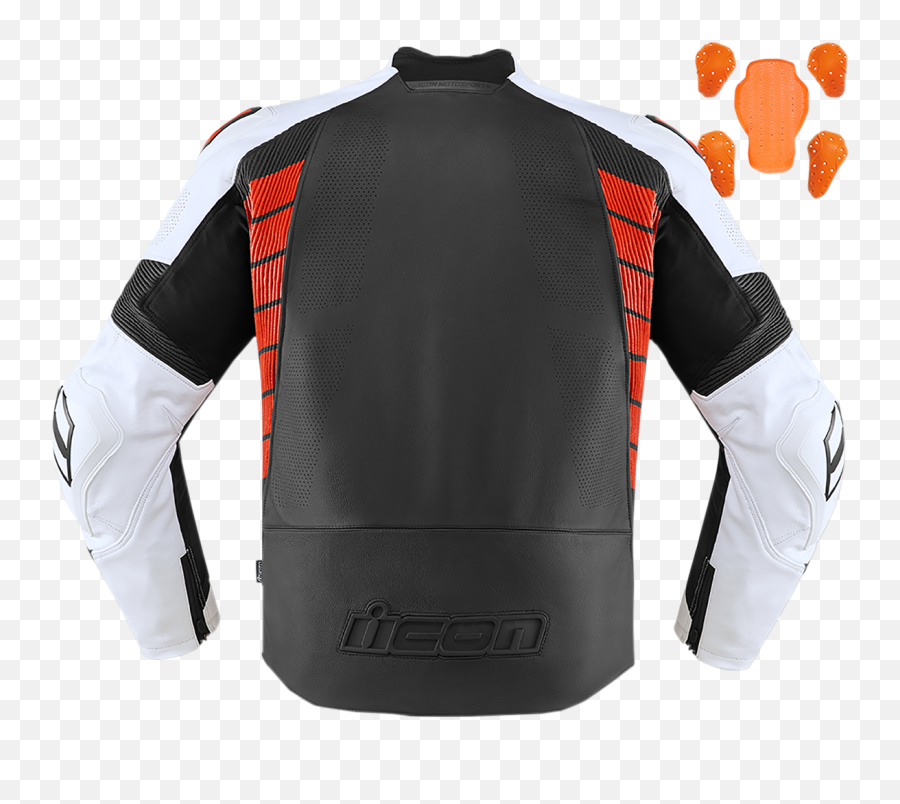Icon Hypersport 2 Prime Black Red Mens - Long Sleeve Png,Icon Motorcycle Vest Armor
