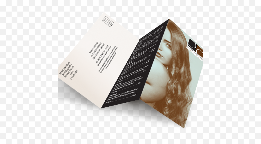 Rack Cards Custom Card Printing Design Online - Horizontal Png,Pearl Icon Curved Rack