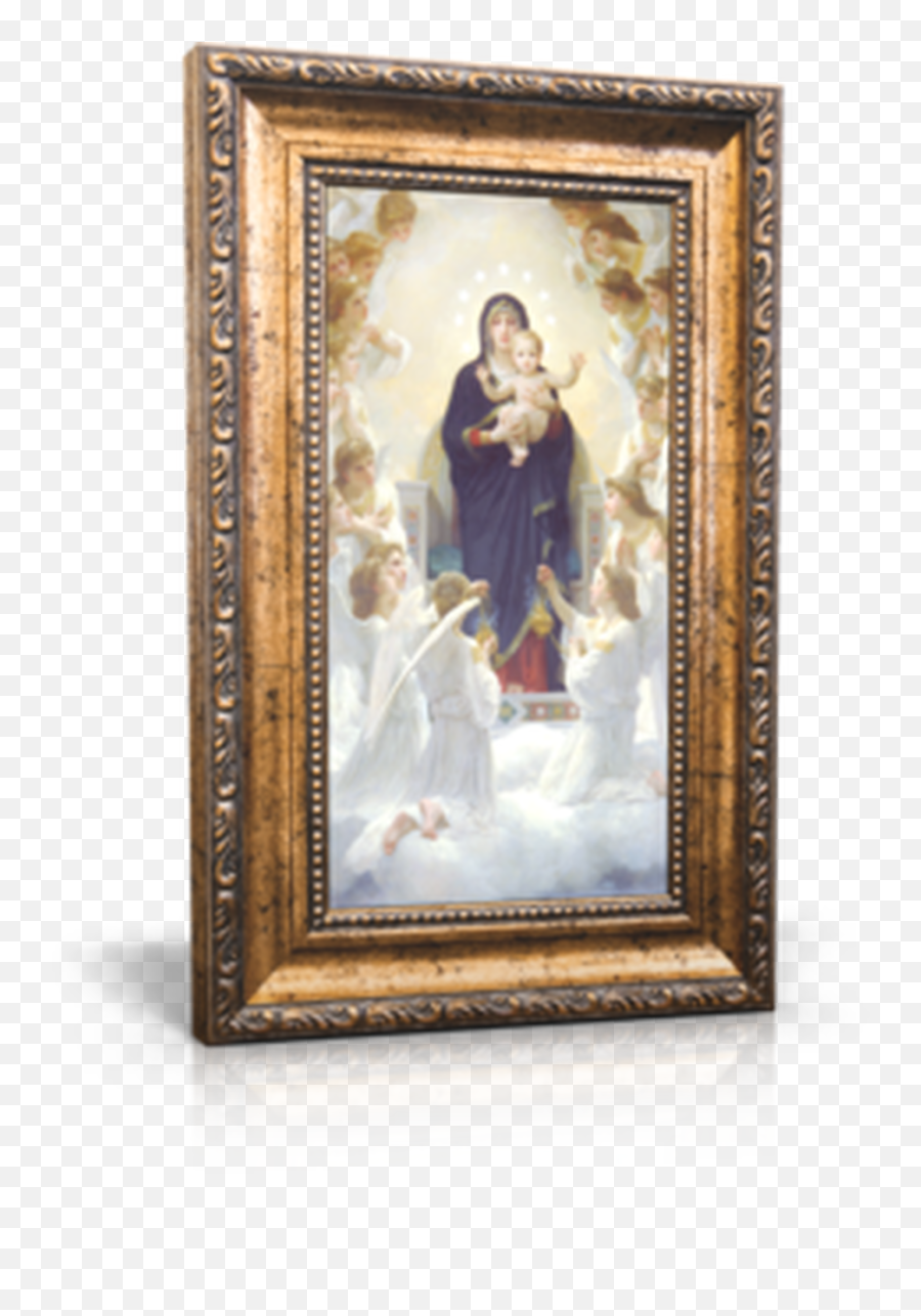 Divine Mercy Vilnius - Framed Canvas 6 X 11 Including Virgin With Angels Png,Divine Mercy Imaage Icon