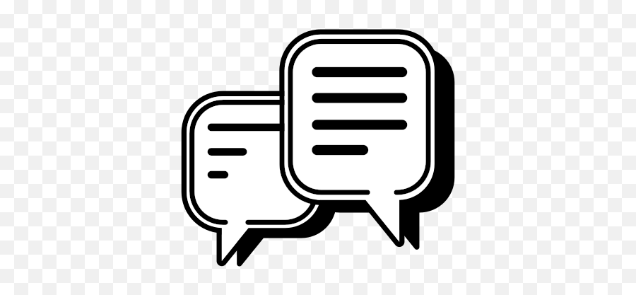 Communication Chat Bubbles Conversation Free Icon Of - Communication Png,Communicate Icon