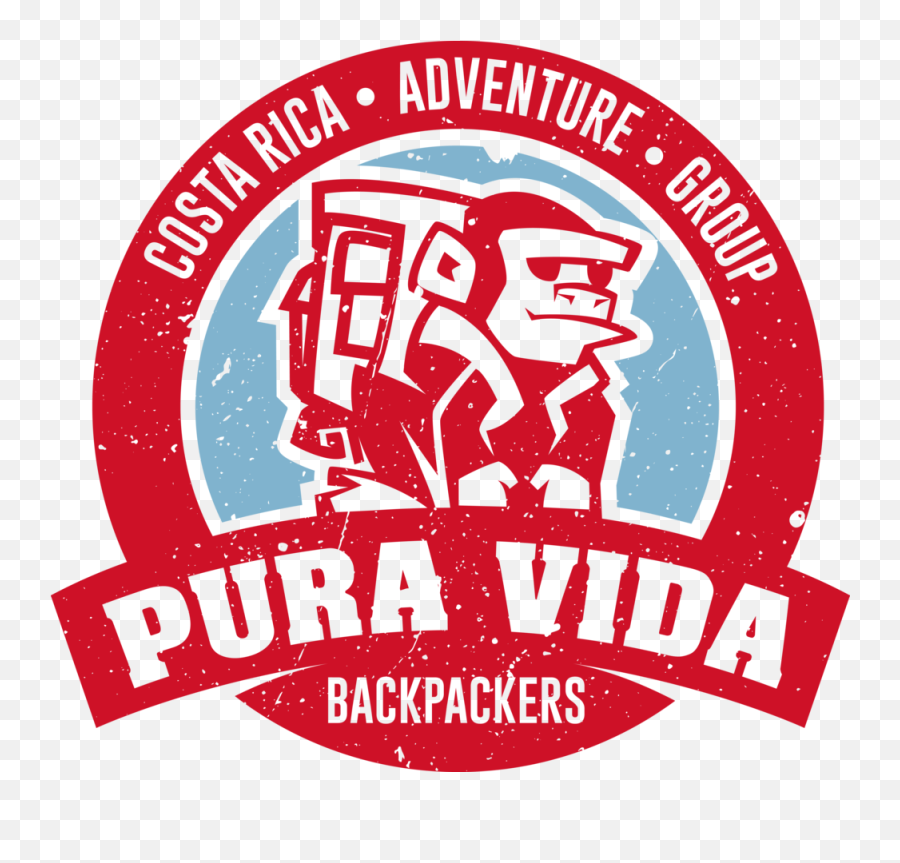 Pura Vida Backpackers Png Costa Logo