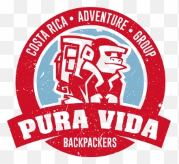 Pura Vida Backpackers Png Costa Logo