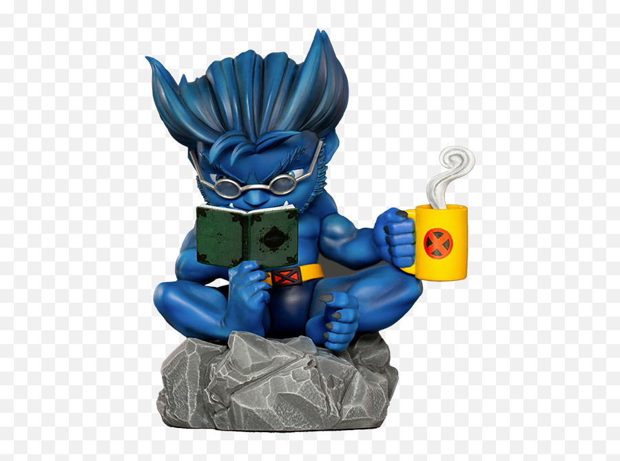 Marvel Beast U2013 X - Men Mini Co Figure By Iron Studios Iron Studios Minico Xmen Png,Marvel Icon Dark Beast