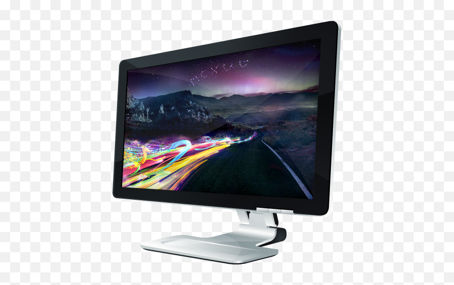 Monitor Vista Computer Display Screen Icon Another - Electronics Brand Png,Pc Monitor Icon