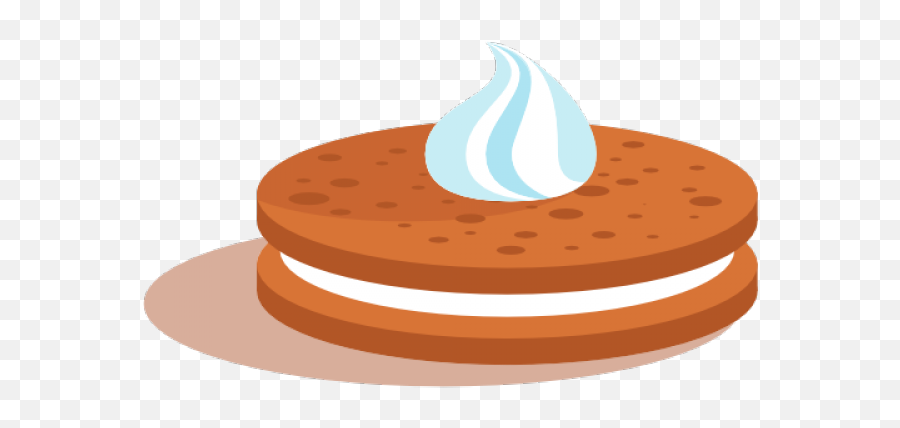 Dessert Clipart Cake Biscuit - Royal Icing Png Download Sandwich Cookies,Biscuit Png