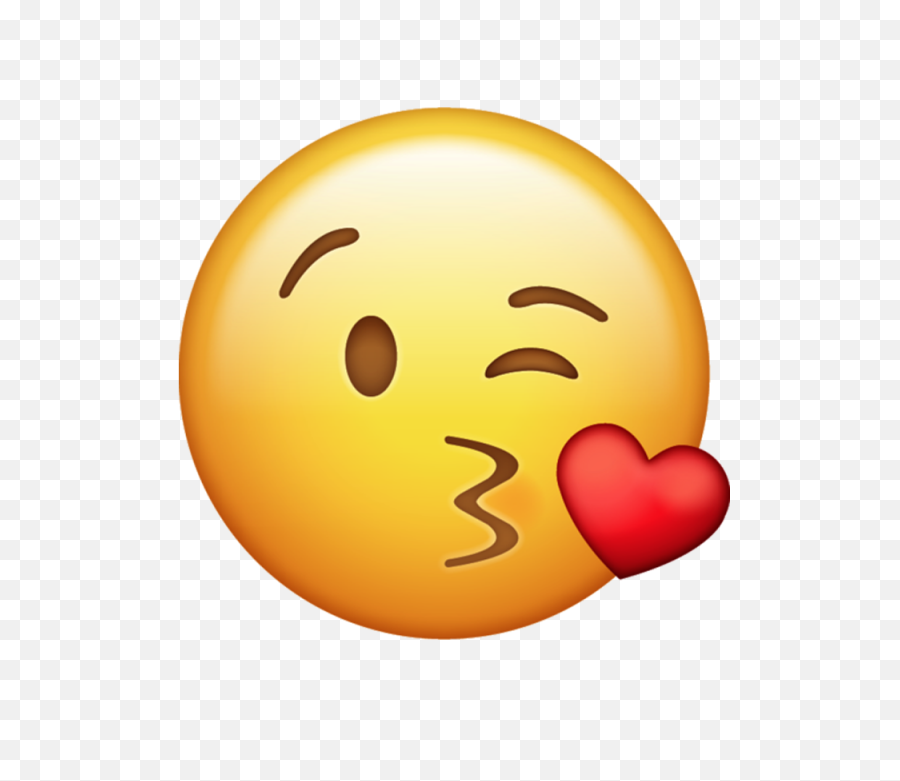 Heart Face Emoji Transparent Png - Kissy Face Emoji Png,Heart Eye Emoji Png