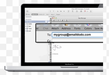 Emaildodo - simple and free Group service Technology Applications png
