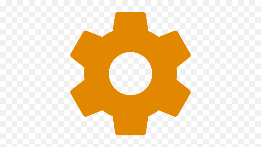 Orange Configuration Icon Png Setup