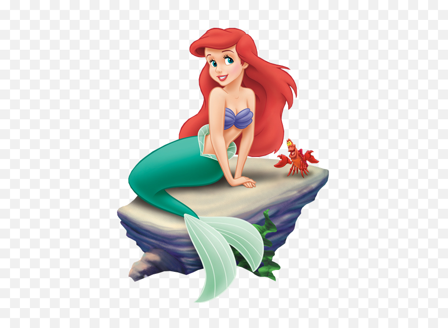 Ariel Png File - Little Mermaid Sitting On A Rock,Ariel Png