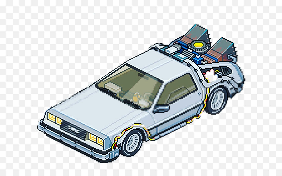 Delorean Dmc - 12 Transparent Cartoon Jingfm Delorean Png,Delorean Png