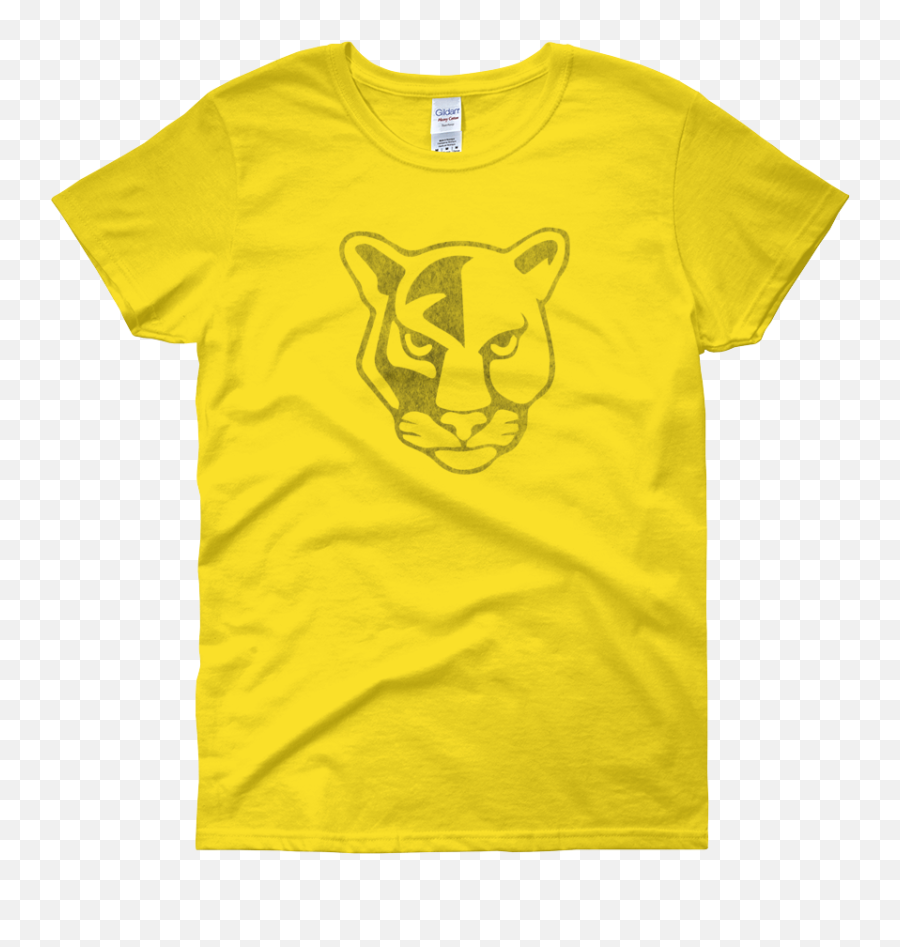 Womenu0027s Panther Grunge Tee U2014 Ultiplanning - Yellow T Shirt Quotes Png,Grunge Png