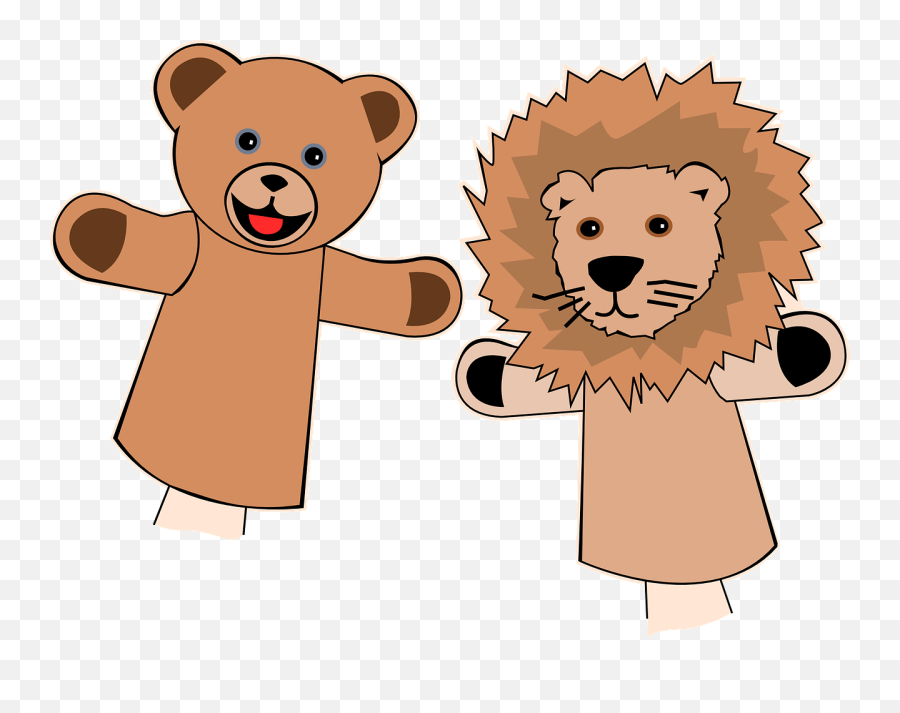 Puppets Finger Bear - Hand Puppet Puppet Clipart Png,Puppet Png