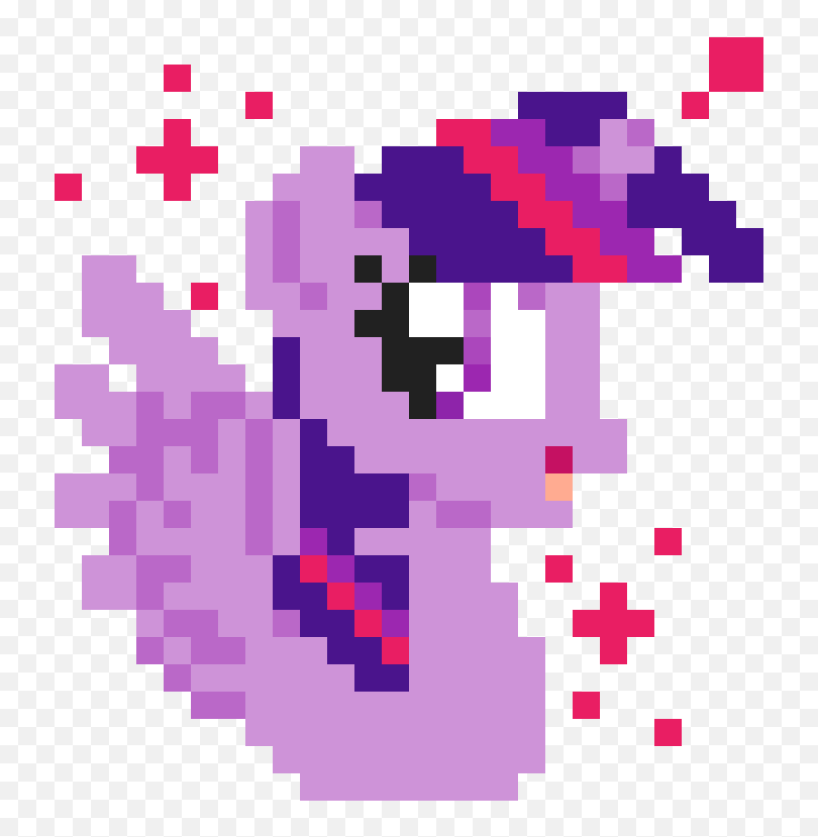 Pixilart - Twilight Sparkle Mlp Pixel By Pinkamena Twilight Sparkle Pixel Art Png,Twilight Sparkle Png