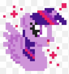 Pixilart - Twilight Sparkle Mlp Pixel By Pinkamena Twilight Sparkle Pixel Art Png,Twilight Sparkle Png
